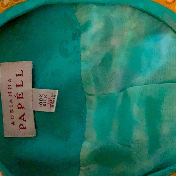 Adriana Papell, Silk Jacket , size 16, 20’X 21.5.’ - Picture 2 of 6
